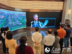 嘉宾们初次全息手艺从博物馆走间